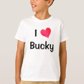 Ik hou van Bucky T-shirt (Voorkant)