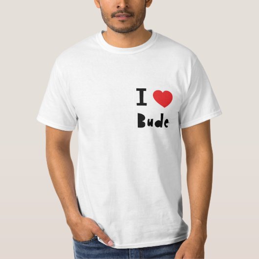 Ik hou van Bude T-shirt (Voorkant)
