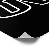 Ik hou van Bueng Kan, Isan, Thailand Poster (Hoek)