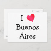 Ik hou van Buenos Aires Briefkaart (Voorkant / Achterkant)