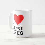 Ik hou van Buenos Aires Koffiemok (Voorkant links)