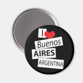Ik hou van Buenos Aires Magneet (Voorkant / Achterkant)