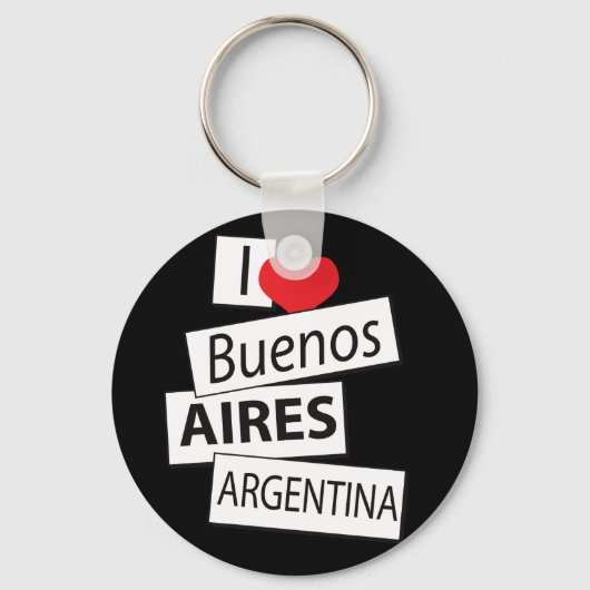 Ik hou van Buenos Aires Sleutelhanger (Voorkant)
