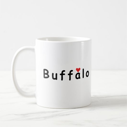 Ik hou van Buffalo Koffiemok (Links)