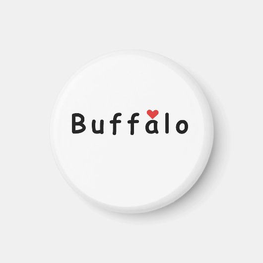 Ik hou van Buffalo Magneet (Voorkant)