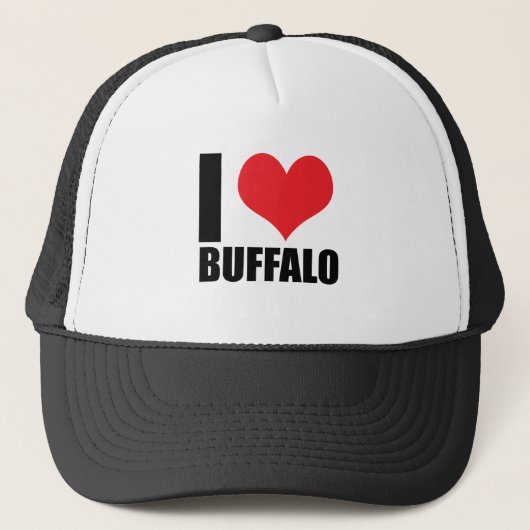 Ik hou van Buffalo Trucker Pet (Voorkant)