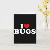 Ik hou van Bugs - Hart Kaart (Gele Bloem)