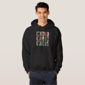 Ik hou van buik-buik, bijenmelvlinder hoodie (Voorkant volledig)