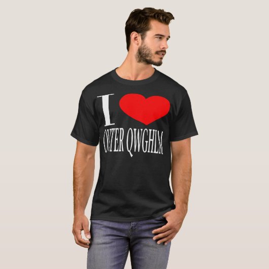 Ik hou van Buiten Qwghlm T-shirt (Voorkant volledig)