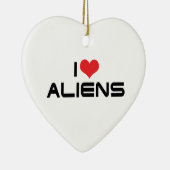 Ik hou van buitenaardse ornament (Rechts)