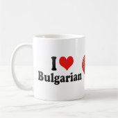 Ik hou van Bulgaars Koffiemok (Links)