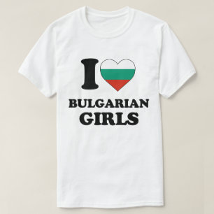 Ik hou van Bulgaarse meisjes T-shirt