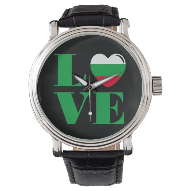 Ik hou van Bulgarije Horloge (Voorkant)