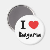 Ik hou van Bulgarije Magneet (Voorkant / Achterkant)