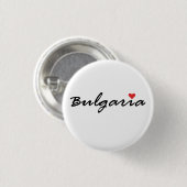 Ik hou van Bulgarije Ronde Button 3,2 Cm (Voorkant /achterkant)