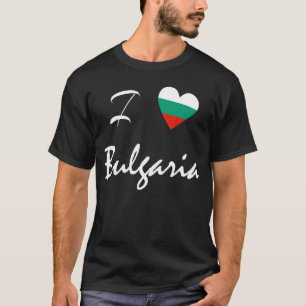 Ik hou van Bulgarije Sofia Bulgarije Balkan Bulgar T-shirt