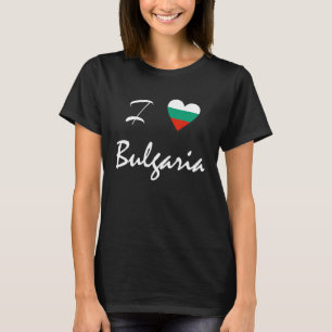 Ik hou van Bulgarije Sofia Bulgarije Balkan Bulgar T-shirt