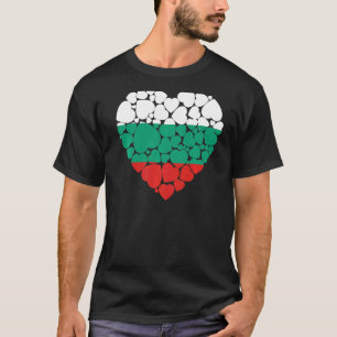 Ik hou van Bulgarije Vlag Bulgarije T-shirt