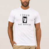 Ik hou van Bull Terrier T-shirt (Voorkant)