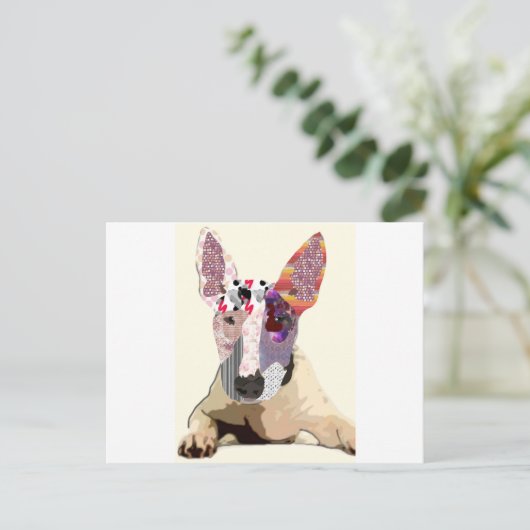 Ik hou van bulldooder briefkaart (Staand voorkant)