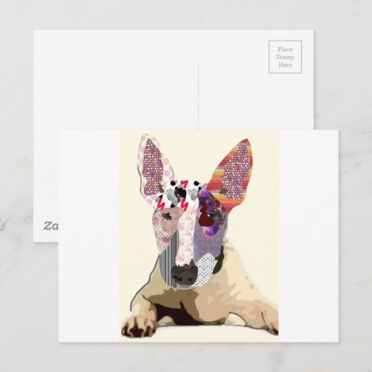 Ik hou van bulldooder briefkaart (Voorkant / Achterkant)