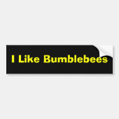 Ik hou van Bumblebeien Bumpersticker (Voorkant)
