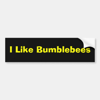 Ik hou van Bumblebeien Bumpersticker