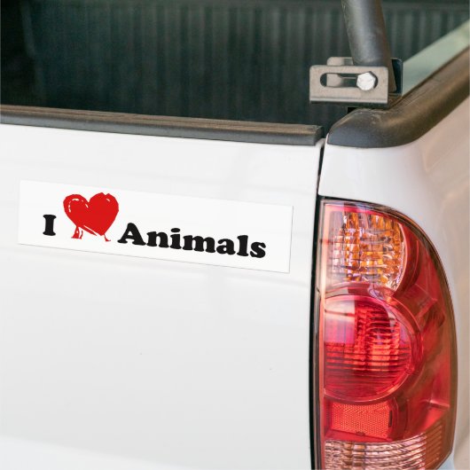 Ik hou van ... bumpersticker (Op Truck)