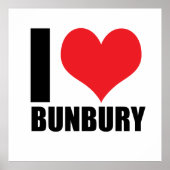 Ik hou van Bunbury Poster (Voorkant)