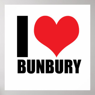 Ik hou van Bunbury Poster