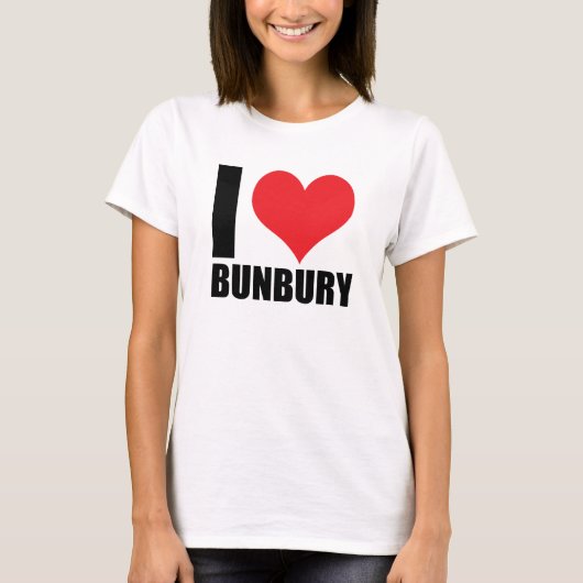 Ik hou van Bunbury T-shirt (Voorkant)