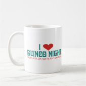 ik hou van bunco nacht koffiemok (Links)