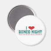 ik hou van bunco nacht magneet (Voorkant / Achterkant)