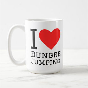 Ik hou van bungee jumpen koffiemok