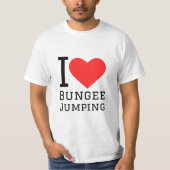 Ik hou van bungee springen t-shirt (Voorkant)