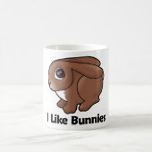 Ik hou van Bunnies Koffiemok (Center)