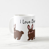 Ik hou van Bunnies Koffiemok (Voorkant links)