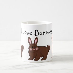 Ik hou van Bunnies Koffiemok
