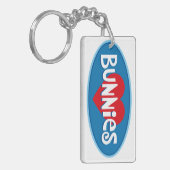 Ik hou van Bunnies Sleutelhanger (Voorkant Links)
