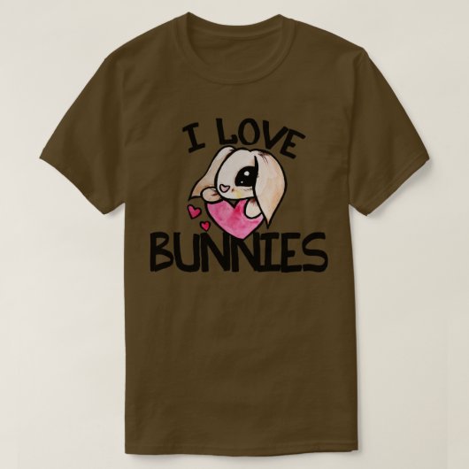 Ik hou van Bunnies T-shirt (Design voorkant)