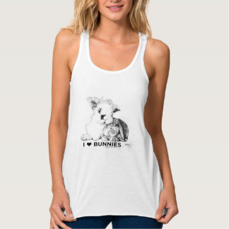 Ik hou van Bunnies Tanktop