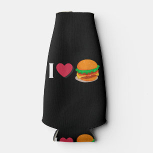 Ik hou van Burger Cheeseburger Ongezond Eten Flesjeskoeler