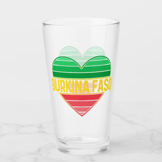 Ik hou van Burkina Faso, hart van Burkinabè Glas (Voorkant)