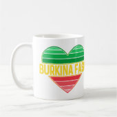 Ik hou van Burkina Faso, hart van Burkinabè Koffiemok (Links)