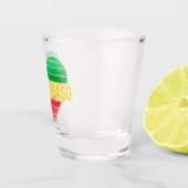 Ik hou van Burkina Faso, hart van Burkinabè Shot Glas (Rechts)