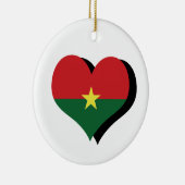 Ik hou van Burkina Faso Ornament (Rechts)