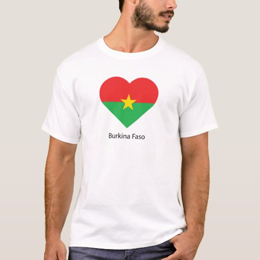 Ik hou van Burkina Faso T-shirt (Voorkant)