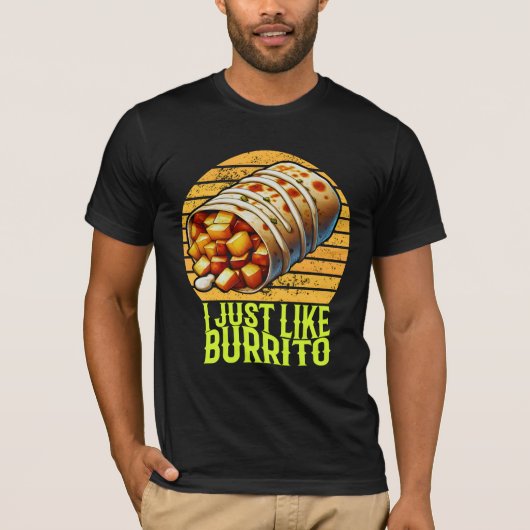 Ik hou van Burrito T-shirt (Voorkant)