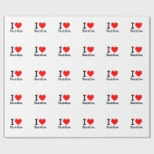 Ik hou van Burritos Cadeaupapier (Vlak)