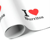Ik hou van Burritos Cadeaupapier (Rol Hoek)